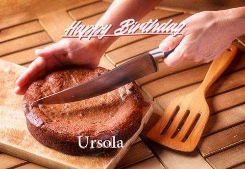 Happy Birthday Ursola Cake Image