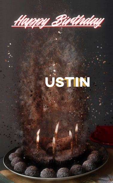 Happy Birthday Cake for Ustin