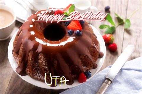 Happy Birthday Uta Cake Image