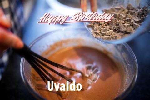 Happy Birthday Uvaldo Cake Image