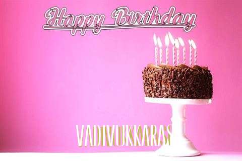 Happy Birthday Cake for Vadivukkarasi