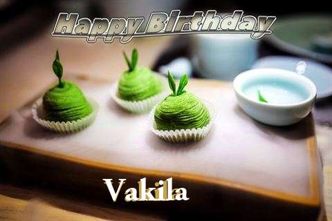 Happy Birthday Vakila Cake Image