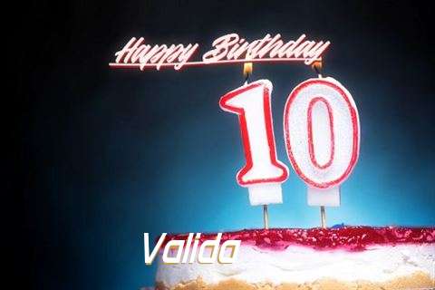 Birthday Wishes with Images of Valida