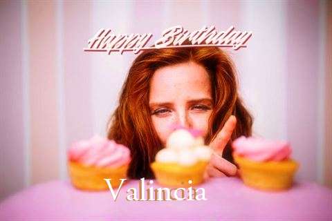 Happy Birthday Cake for Valincia