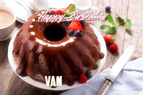 Happy Birthday Van Cake Image