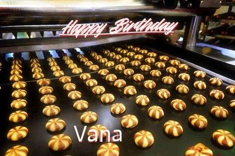 Happy Birthday Cake for Vana