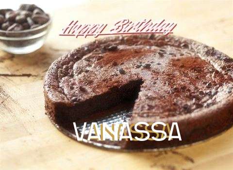 Happy Birthday Cake for Vanassa