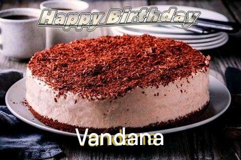 Happy Birthday Cake for Vandana
