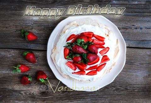 Happy Birthday Vandhana Cake Image