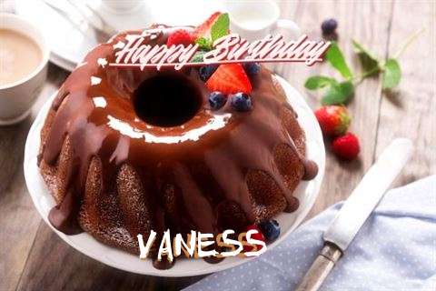 Happy Birthday Vaness Cake Image