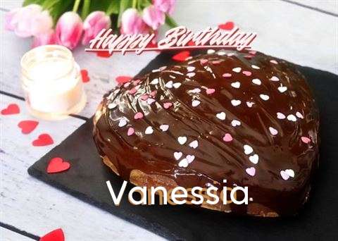 Happy Birthday Cake for Vanessia