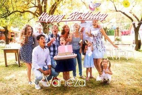 Happy Birthday Cake for Vaneza