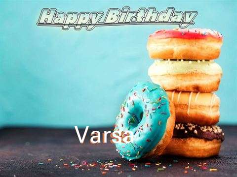 Birthday Wishes with Images of Varsa