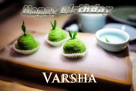 Happy Birthday Varsha Cake Image