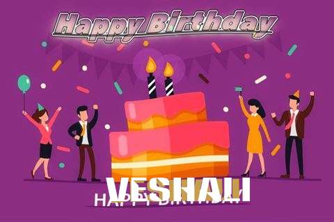 Birthday Wishes with Images of Veshali