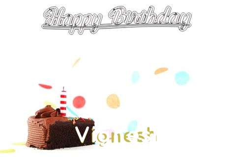 Happy Birthday Cake for Vignesh