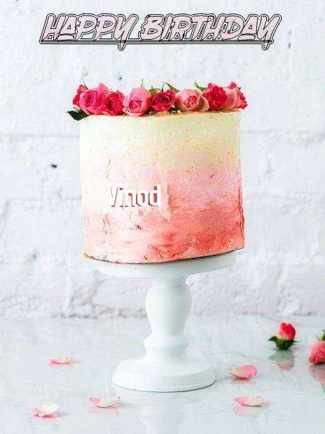 Happy Birthday Cake for Vinod