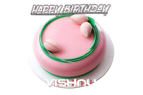 Happy Birthday Cake for Vishnu