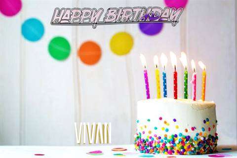Happy Birthday Cake for Vivan