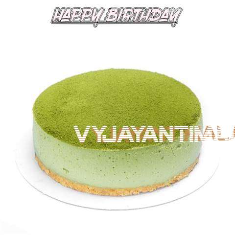 Happy Birthday Cake for Vyjayantimala