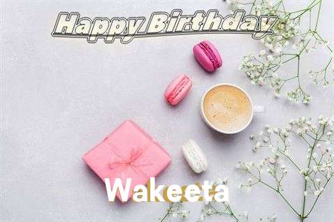 Happy Birthday Wakeeta Cake Image