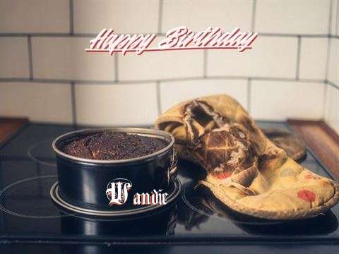 Happy Birthday Wandie Cake Image