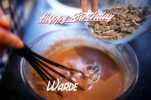 Happy Birthday Warde Cake Image