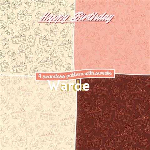 Birthday Images for Warde