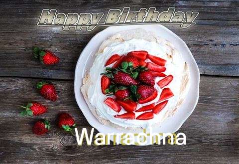 Happy Birthday Warrachna Cake Image