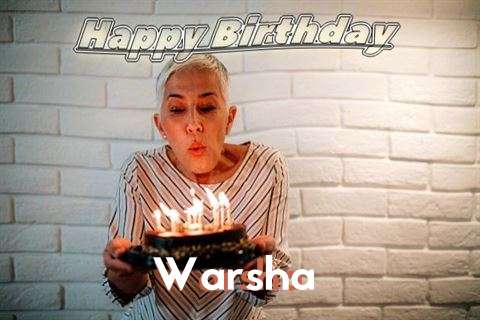 Birthday Wishes with Images of Warsha