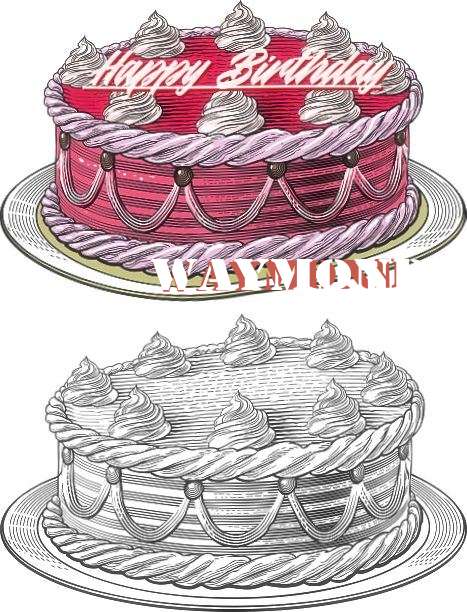 Happy Birthday Waymond Cake Image