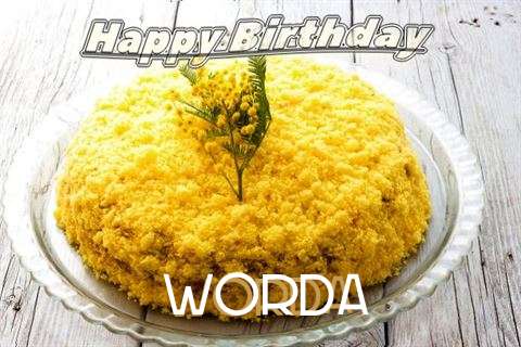 Happy Birthday Wishes for Worda