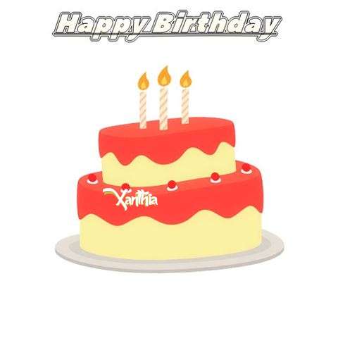 Birthday Wishes with Images of Xanthia