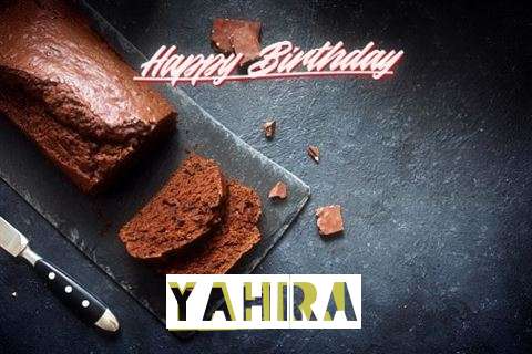 Happy Birthday Yahira Cake Image