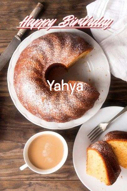 Happy Birthday Yahya Cake Image
