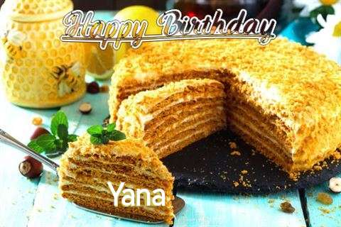 Birthday Wishes with Images of Yana