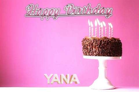 Happy Birthday Cake for Yana