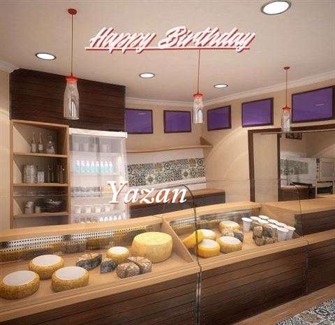 Happy Birthday Yazan Cake Image
