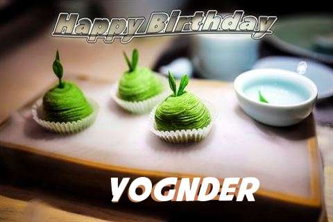 Happy Birthday Yognder Cake Image