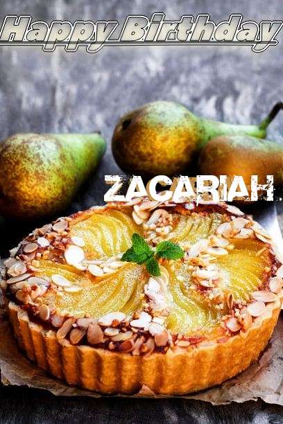 Birthday Wishes with Images of Zacariah
