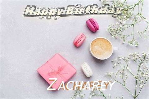 Happy Birthday Zacharey Cake Image