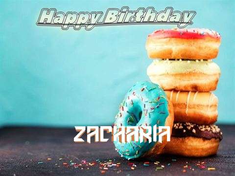 Birthday Wishes with Images of Zacharia