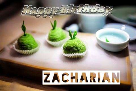 Happy Birthday Zacharian Cake Image