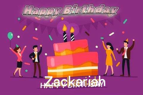 Birthday Wishes with Images of Zackariah