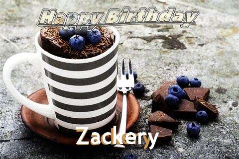 Happy Birthday Zackery Cake Image