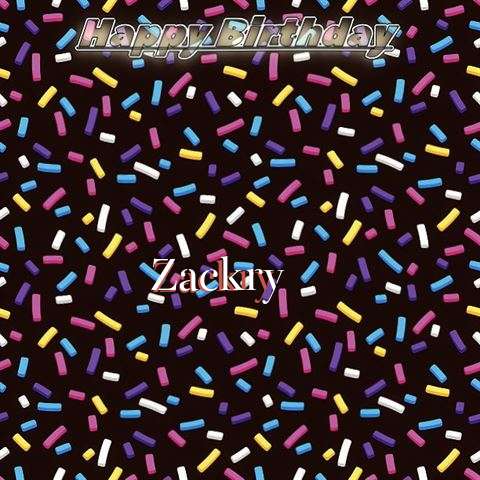 Birthday Wishes with Images of Zackry