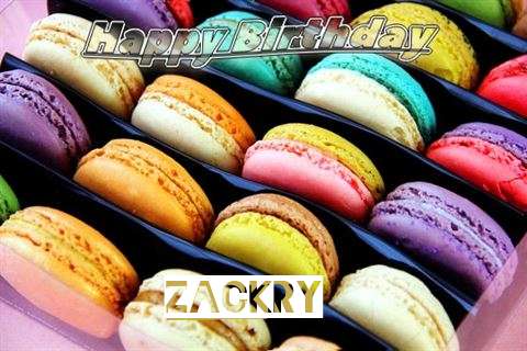 Happy Birthday Zackry Cake Image