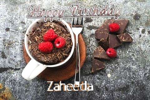 Happy Birthday Wishes for Zaheeda