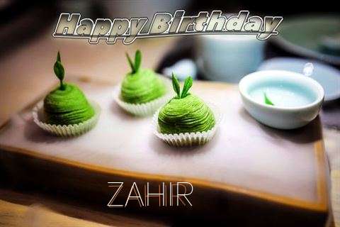 Happy Birthday Zahir Cake Image