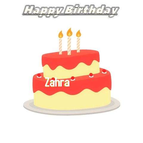 Birthday Wishes with Images of Zahra